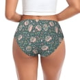 thumbnail image 3 of Womens Underwear - Hedgehogs and Flowers No Show Seamless Underwear for Women, Stretch Women's Panties, Hipster Soft Comfort Ladies Panties Bikini Underwear Briefs, 3 of 6