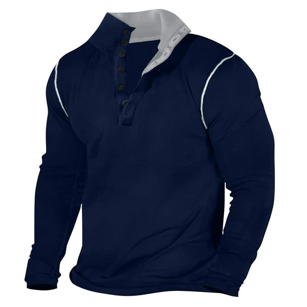 Ceisia Men Color Block Long Sleeve Zipper Casual Daily Outdoor Versatile Gift Fashion Athletic Top