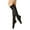 Black (6 Pairs), variant on Angelina Sheer Support Nylon Spandex Knee-High Stockings (6-Pairs)