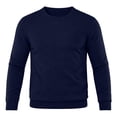 thumbnail image 4 of Fanshiluo Men's Crew Neck Long Sleeve Shirt, Soft Knit Casual Pullover Tops,M,Big and Tall Men, 4 of 8