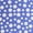 BLUE DAISIES, variant on 10 Yard Cut Premium Cotton Quilting Fabric - Confetti Brights Collection - 44" Width - 100% Cotton - Quilting, Sewing, Crafts - Hot Pink Dots