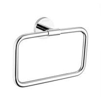 BUVELOT Towel Ring; Hand Towel Holder;Towel Racks for Bathroom; Wall Square Towel Ring Holder for Bath Towel Hanger; Brass, 077050-CR Leo Series