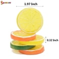 thumbnail image 5 of Spencer 10Pcs Simulation Lemon Slice Plastic Fake Artificial Fruit Lifelike Model for Home Party Decoration "Yellow", 5 of 8