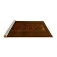 thumbnail image 2 of Ahgly Company Machine Washable Indoor Square Persian Yellow Traditional Area Rugs, 4' Square, 2 of 4