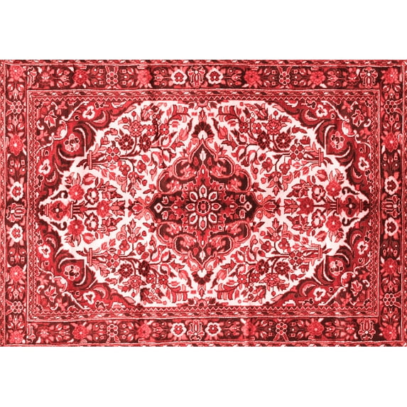 Ahgly Company Indoor Rectangle Persian Red Traditional Area Rugs, 7' x 9'