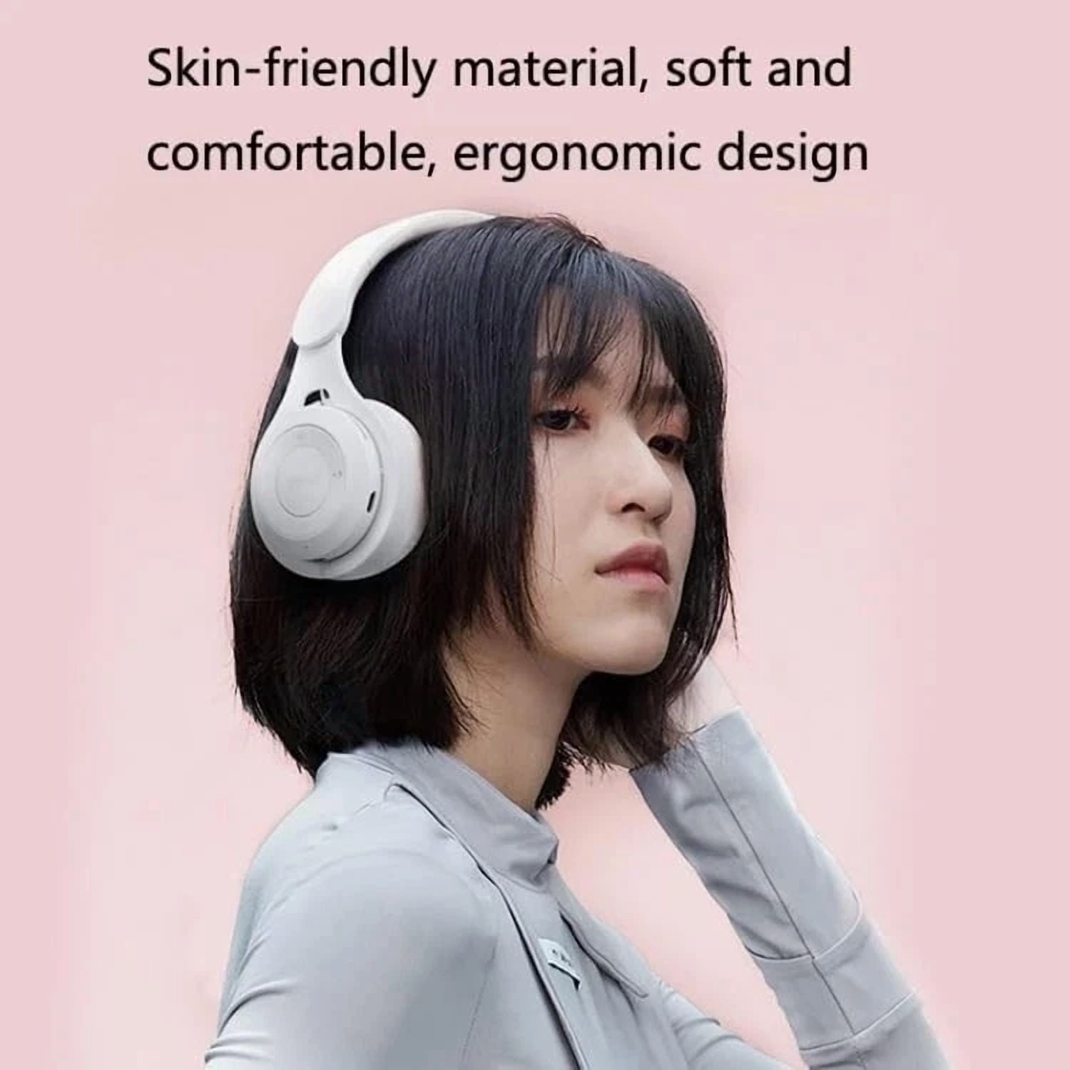CRESTIN- Wireless Bluetooth Headphones Studio Noise Cancelling Headset Music Sp