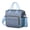 Sky-blue-4, variant on Cute Leopard Spots Insulated Lunch Bag – Reusable Cheetah Pattern Cooler Tote for Women, Leakproof Dual Compartment Design for Work, Travel