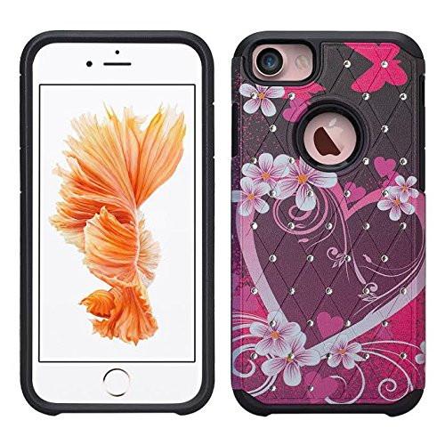 Apple iPhone 8 Case Cover, Slim Hybrid Dual Layer Shock Resistant