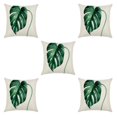 thumbnail image 3 of Billuyoard Fundas de almohada asequibles de lino para un cambio de imagen en el hogar Fundas de cojines de sofá Cojines Cojines Estilo de hojas 2 Type2 NO2, 3 of 6