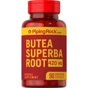 Butea Superba 420 mg | 90 Quick Release Capsules | Non-GMO, Gluten Free | By Piping Rock