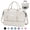 White, variant on SUOSDEY Overnight Duffle Bag for Travel,Weekender Bags with Shoes Compartment,Hospital Bag for Labor and Delivery,Carry on Bag for Women,Travel,Gym,Weekend