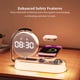 thumbnail image 3 of Injueey ABS Reloj despertador digital Lámpara de Carga inalámbrica Ajuste de tres velocidades Despertadores de ángulo de 180 ° Cargadores de dispositivos electrónicos específicos, 3 of 6