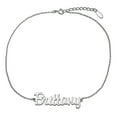 thumbnail image 2 of Personalized Planet Women's Sterling Silver or Gold over Sterling Name Anklet, 2 of 3
