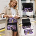 thumbnail image 4 of Pzuqiu Marble Print Women Leather Crossbody Bag Practical Versatile Leather Quilted Shoulder Bag with Chain Strap Craftsmanship Minimalist Casual for Teen Girls-Women, 4 of 7