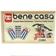 thumbnail image 1 of Bene Casa - Juego de Dominó Doble Nueve Bandera Cubana - 2-10 Jugadores - Caja de Madera con 55 Dominós, 1 of 3