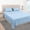 05-light Blue, variant on Blush Pink 4-Piece Hotel Luxury Queen Sheet Set with Deep Pockets