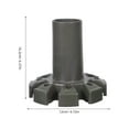 thumbnail image 2 of HEANUJJ Khaki Patio Umbrella Base Plug Cap Replacement for Outdoor Parasol Stability and Durability, 2 of 8