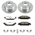 thumbnail image 3 of Power Stop Brake Kit K6562-36 Z36 Truck & Tow; Carbon Fiber Ceramic Brake Pads; Cross-Drilled And Slotted Rotor; With Rotor/Brake Pad/Hardware, 3 of 5