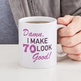 thumbnail image 6 of CafePress - 70Th Birthday Humor Mugs - 11 oz Ceramic Mug - Novelty Coffee Tea Cup, 6 of 6