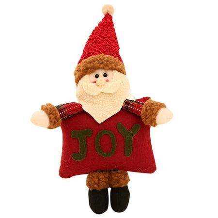 

Veki 2020 Handmade Plush Pendant Gift Christmas Family Christmas Decoration Decoration Hangs Christmas Door Hanging Decorations