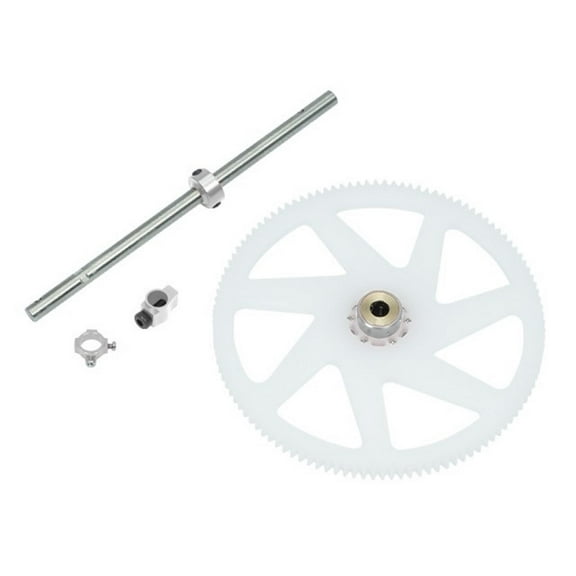 Microheli Titanium Main Shaft/CNC Delrin Main Gear/Auto-Rotation Hub Set - WLTOYS V950