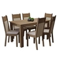 thumbnail image 1 of Juego de Comedor Madesa Medelin Mesa Tablero de Madera con 6 Sillas MDJA0600177GBE, 1 of 9