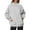 Grey, variant on Bibifish Womens Sweatshirts Drop Shoulder Pocket Sweatshirts Lined Oversized Long Sleeve Pullover Soft Brushed Thermal Inner Tops