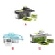 thumbnail image 5 of Advancent Cortador de verduras en 3 colores, rebanador multifuncional, pelador de patatas y frutas, rallador de zanahorias, accesorios de cocina, cesta, Cocina y Comedor Blanco Advancent HA006560-03B, 5 of 6