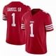 thumbnail image 1 of Camiseta De Rugby Camiseta Bordada 49Ers #1 Samuel Sr Estilo De Verano Rugby Red Sportswear-Xl, 1 of 2