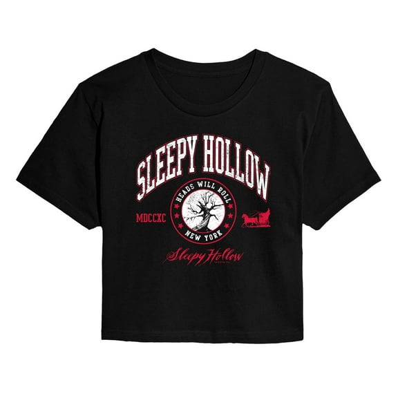Sleepy Hollow - Collegiate Cropped Graphic T-Shirt