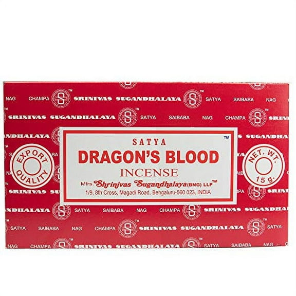 Satya Incense Sticks, Black, Dragon's Blood
