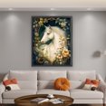 thumbnail image 2 of Hilo Algodón Bordado 11CT Caballo en Punto Cruz 50x60cm Blanco, 2 of 9