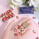 thumbnail image 2 of 1 caja de 50 dijes de fresa de 5 colores, mini dijes de frutas de aleación de oro esmaltado, rojos, lindos dijes de fresas de comida., 2 of 6