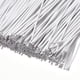 thumbnail image 4 of Cintas de torsión Uxcell de 6 pulgadas, más fuertes, recubiertas de PVC, color blanco, paquete de 500, 4 of 5