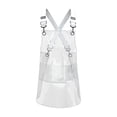thumbnail image 4 of Delantal transparente de TPU, cómodo de usar, con tirantes ajustables. blanco, 4 of 8