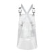 thumbnail image 4 of Delantal transparente de TPU, cómodo de usar, con tirantes ajustables. blanco, 4 of 8
