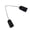 Black, variant on V Type Jointed Wishbone Rubber Adapter Spearfishing Connector Adapter For Saltwater Diving Equipment Enduring