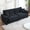 Black, variant on QuzyAor 90.5" Cloud Loveseat, Chenille 2-Seater Sleeper Sofa for Small Spaces, Comfy Small Loveseat w/ Wide Armrests, Easy Assembly, Green