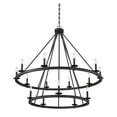 thumbnail image 4 of Middleton 15-Light Chandelier in Matte Black, 4 of 5