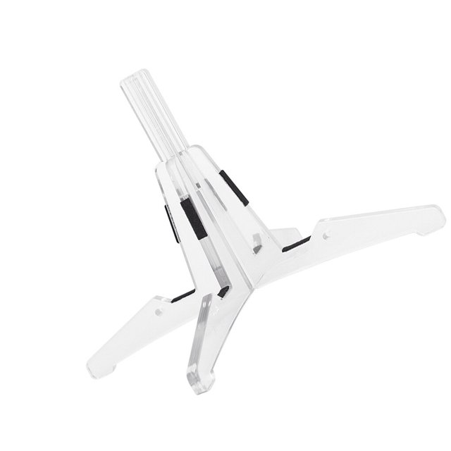 Folding Flute Wind Instrument Tripod Clarinet Stand with Four Easy To Install Legs Bracket Lighweight Musical Rack Parts Accessories Transparent