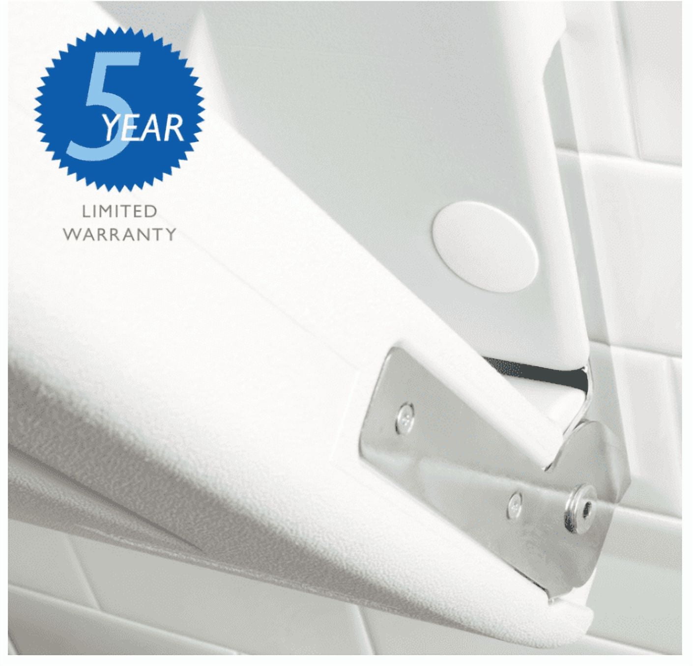 SafetyCraft Vertical Baby Changing Station, Wall-Mount, 100-EV-SC, Gray