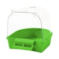 thumbnail image 3 of Pet Bird Bath Box Cage Accessories Box Shower Hanging Water Bowl Easy to, 3 of 8