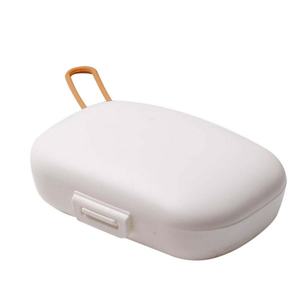 Organizador diario de pastillas, mini dispensador de medicamentos portátil, estuche de viaje para guardar medicamentos con compartimentos. Mantén tus vitaminas y tabletas organizadas en casa o de