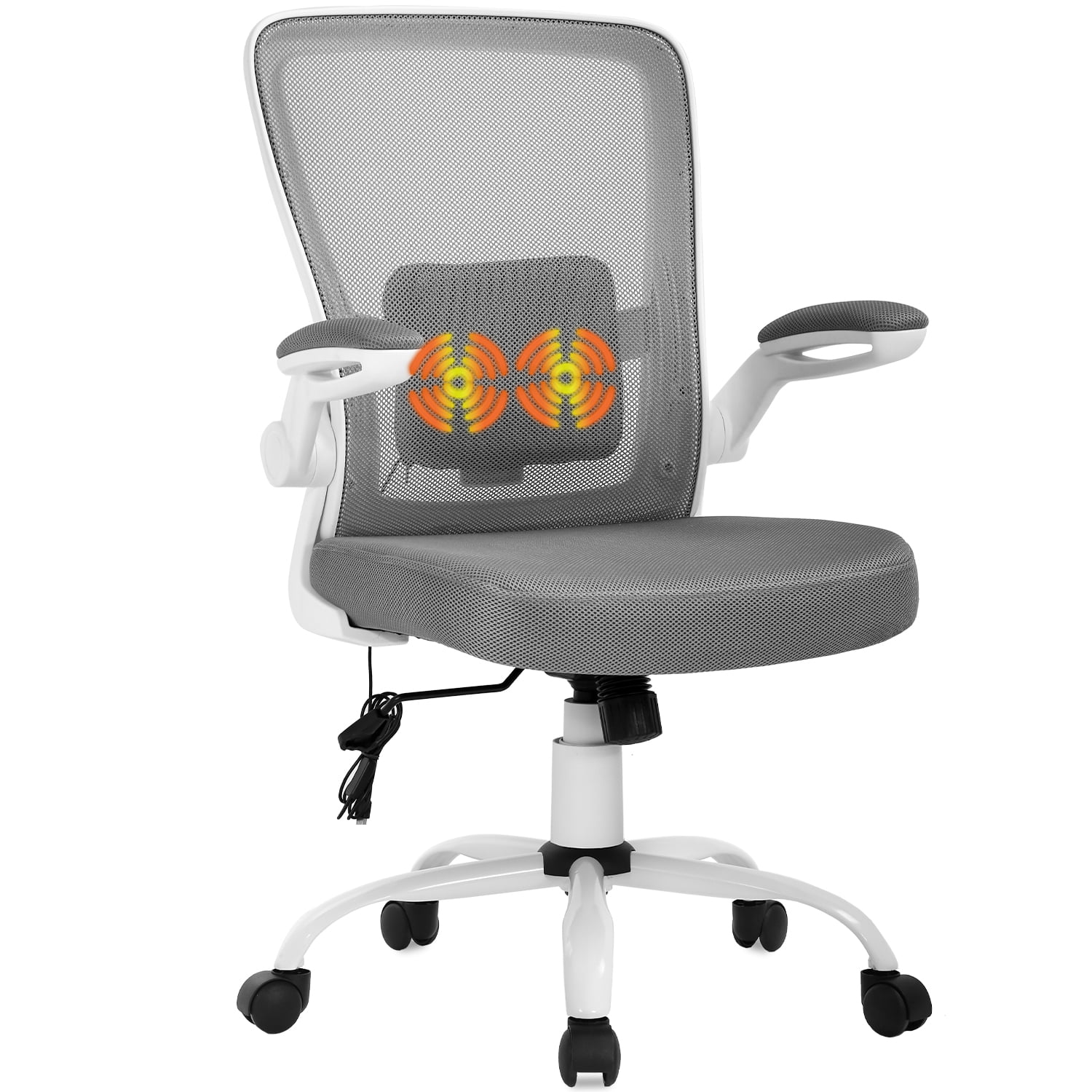 Details about   Ergonomic Mesh Office Chair Height Adjustable Swivel Chair Heavy Duty Metal Base 