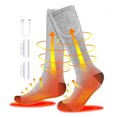 thumbnail image 3 of Calcetines unisex con batería eléctrica, vestido deportivo lavable para exteriores (calcetines gris oscuro+), 3 of 9