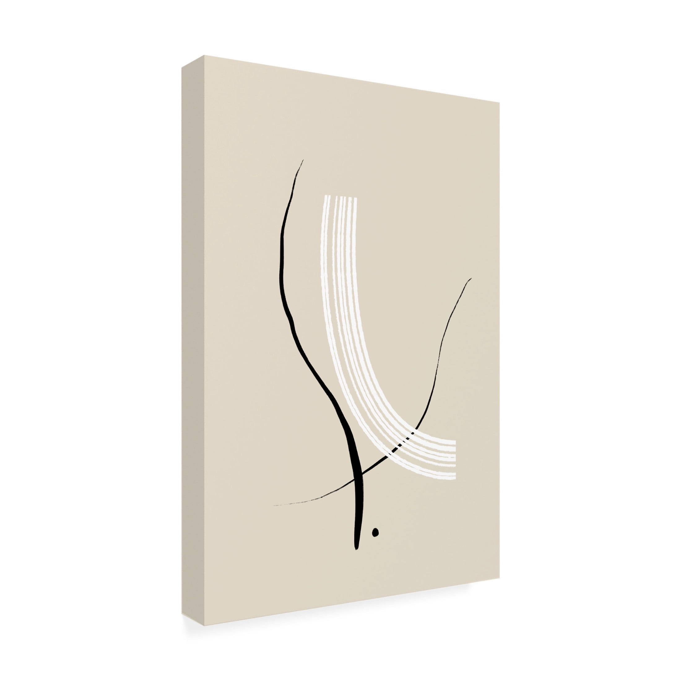 Trademark Fine Art uplusmestudio Composition Of Lines The Third Canvas Wall Art