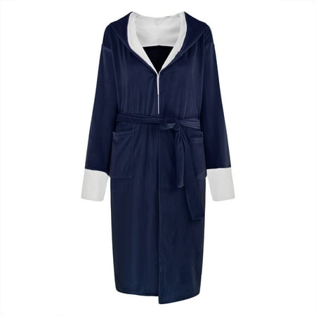 

Clothes Unisex Winter Women Lengthened Shawl Bathrobe Long Sleeve Robe Hooded Coat Pajamas For Men Womens Fall Fashion 2022