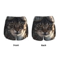 thumbnail image 3 of Daiia Pilot Cat In Vintage Plane Pattern Women's 2 in 1 Running Shorts - Lightweight Athletic Workout Gym Yoga Shorts Liner with Phone Pockets-Small, 3 of 7