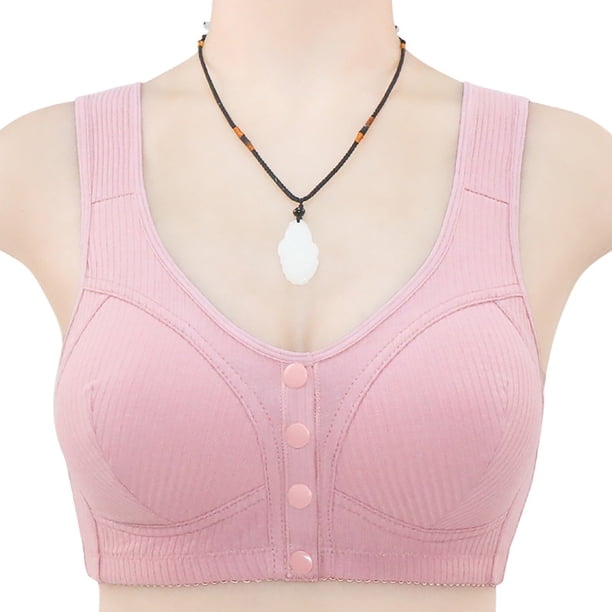 WILLBEST Brasier Mujer Sin Varilla Sujetador De Yoga Para Mujer, Talla Grande, Con Hebilla Frontal Sin Anilla De Acero, Ajuste Sin Costuras, Ideal Para Dormir