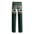 thumbnail image 5 of Domuza St Patricks Day Pajama Pants Men Shamrock Clover Elastic Waist Drawstring Home Trousers Soft Relaxed Fit Lounge Sleepwear with Pockets Army Green XL, 5 of 5